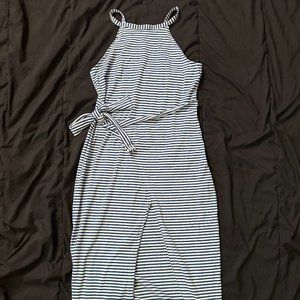 Striped Wrap Dress